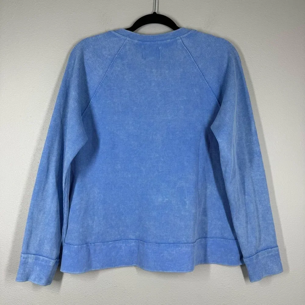 Sunnyside By Sundry Matching Long Sleeve & Pants Set Waffle Knit Oversized Large